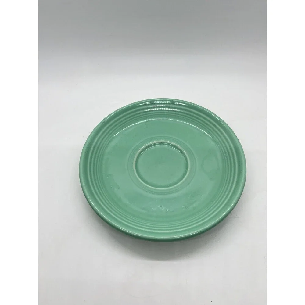 Vintage Fiestaware 6” Saucer Green